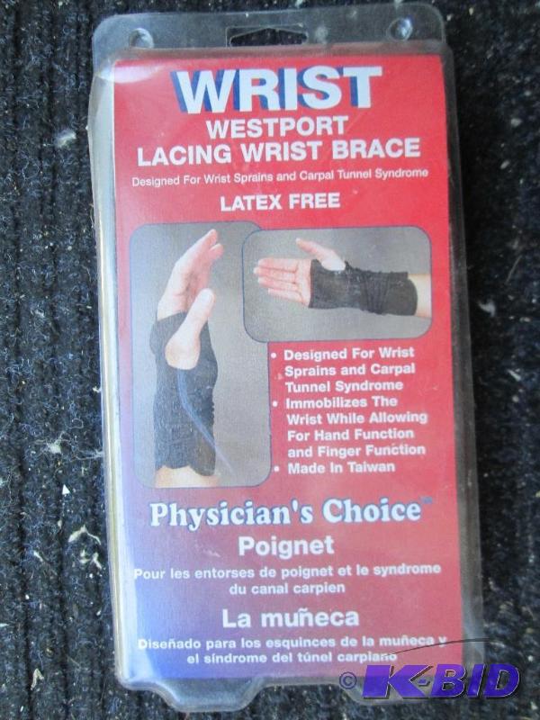 Wrist westport lacing wrist brace, latex free...