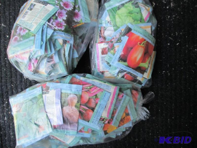 300 packs of mixed garden seeds...