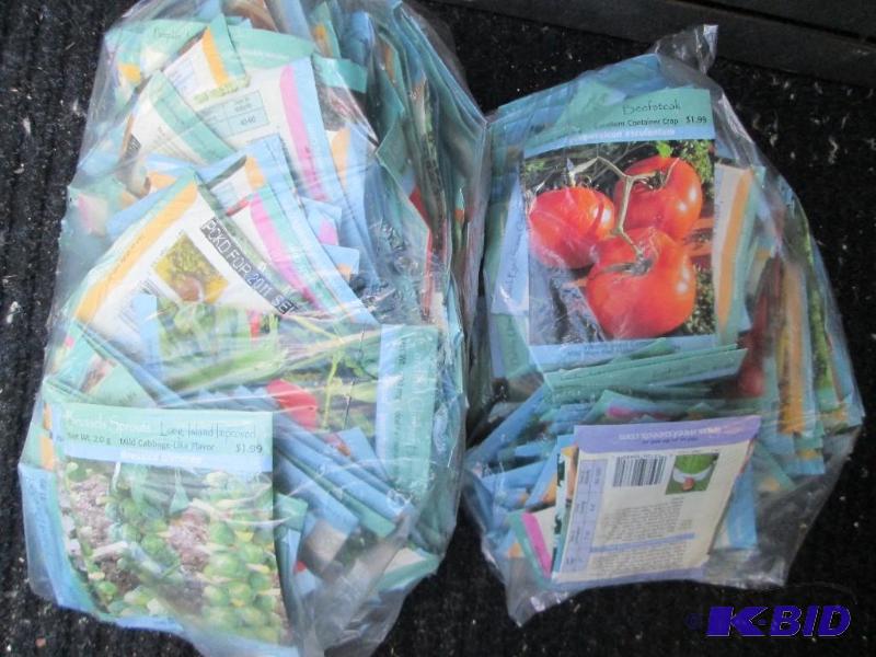 200 packs of mixed garden seeds...
