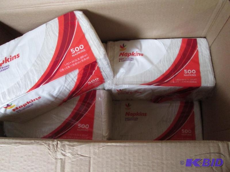 Lot of 8, 500 count napkins...