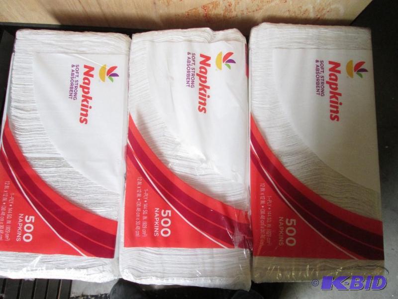 Lot of 3, 500 count napkins...