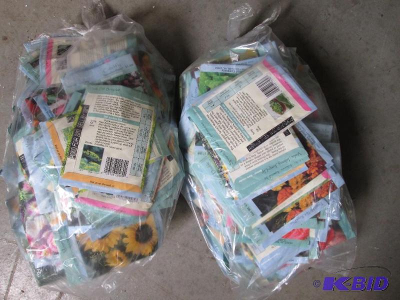 200 packs of mixed garden seeds...