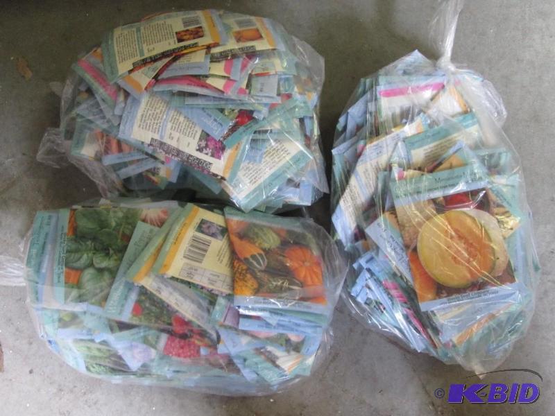 300 packs of mixed garden seeds...