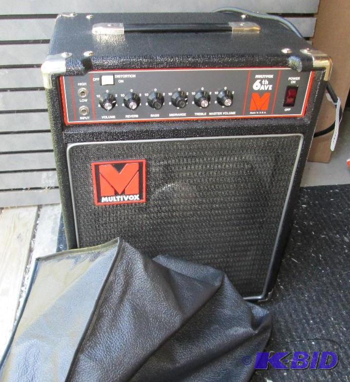 brand new multivox amplifier 120wats with cov...