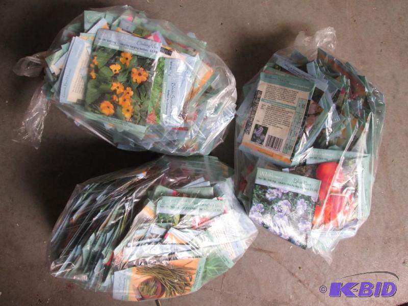 300 packs of mixed garden seeds...
