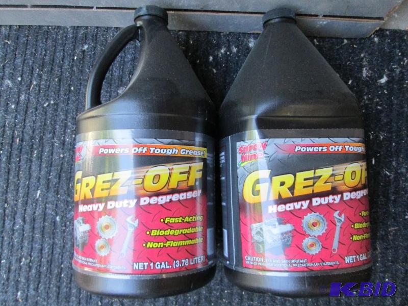 2 gallons of Grez-off heavy duty degreaser sp...