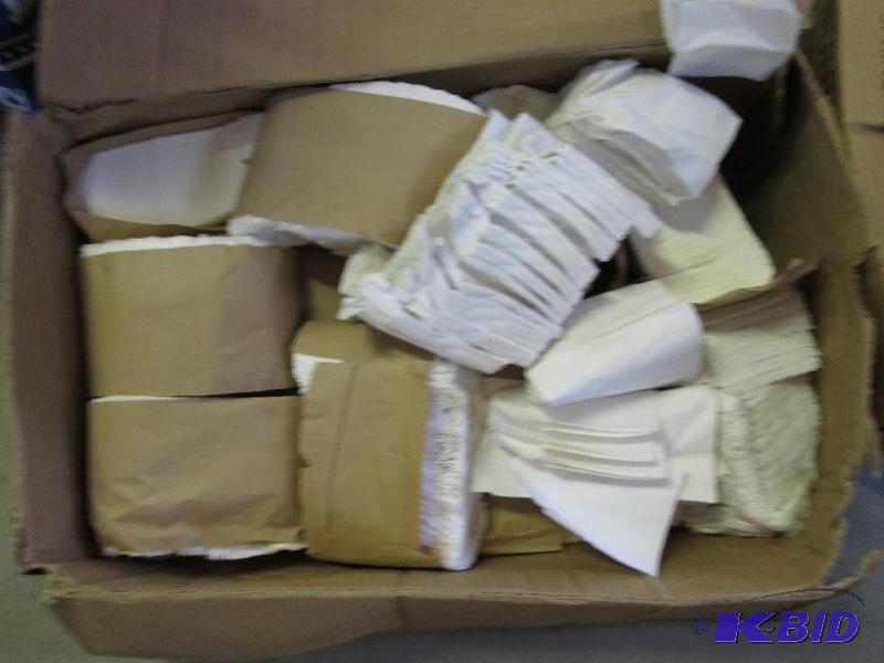 damaged box of dispenser napkins 13 packs...