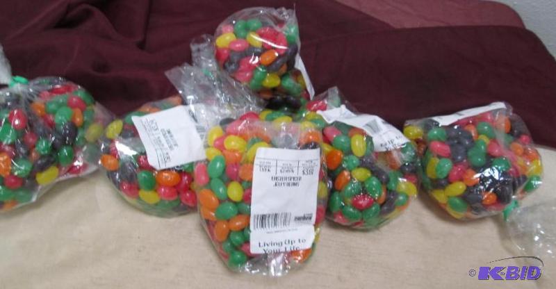 Qty 6 pkg of Jelly belly 10 Flavor sour mix d...