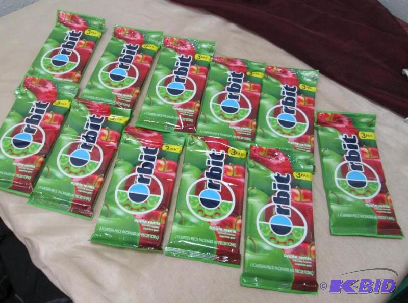 Qty 11 Orbit 3 pak apple remix total of 42 pi...