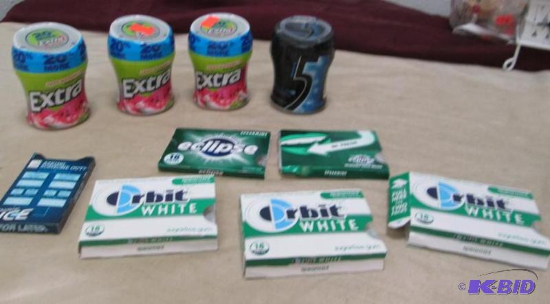 Qty 3 Orbit White sugar free gum spearmint 18...