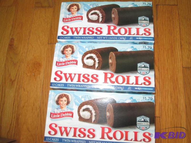Lot of Little Debbie snacks, past sell by dat...