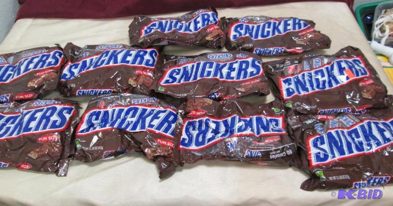 Qty 10 pkg of Fun size snickers 11.18 oz exp ...