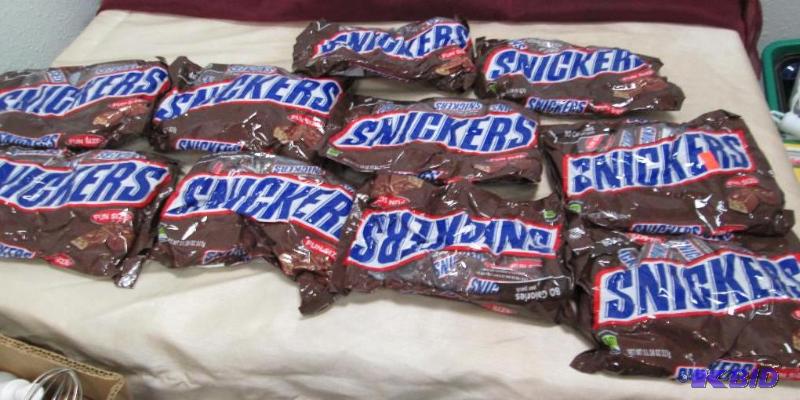 Qty 10 pkg of Fun size snickers 11.18 oz exp ...