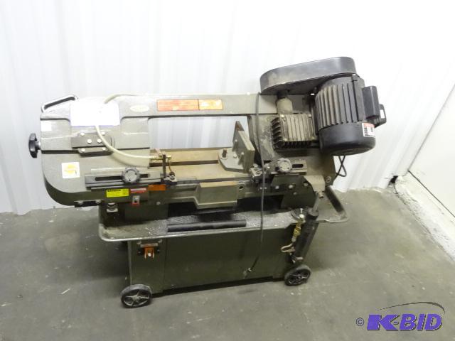 lot 1 image: 7 Metal Cutting Band Saw On Wheels 110 Volt. ...