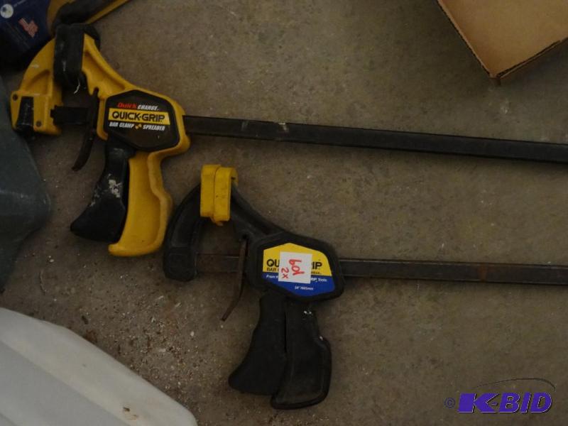 lot 109 image: Irwin Quick Grip Clamps. 24"...