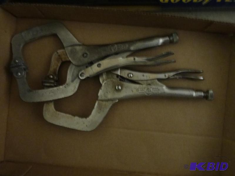 lot 112 image: 2-C Clamp Vice Grips...