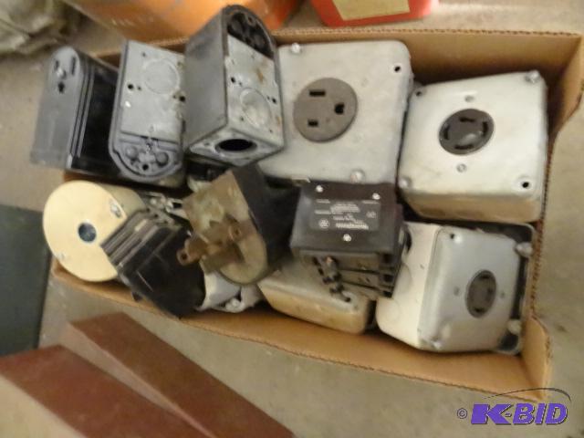 lot 116 image: Box of Misc. High Voltae Outlet Boxes...