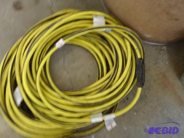 lot 128 image: 2 heavy duty extension cords...