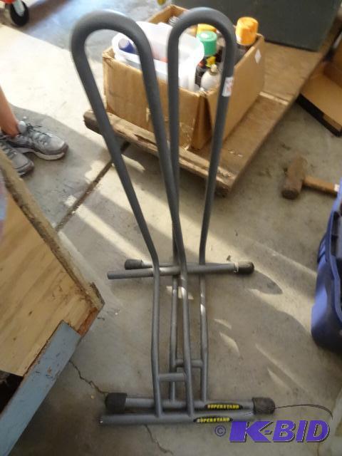 lot 137 image: 2 bicycle super stands...