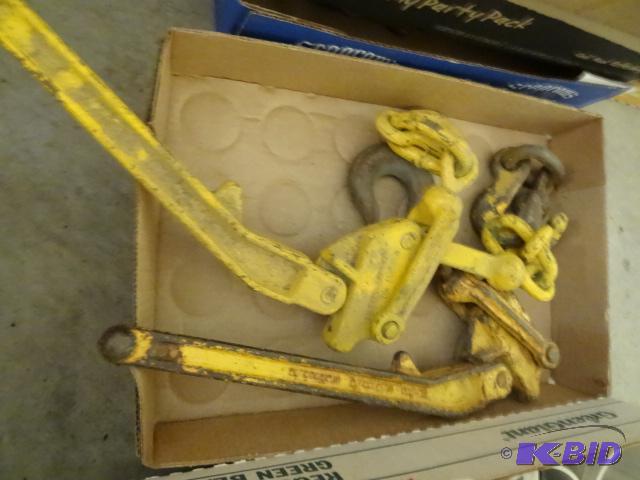 lot 152 image: 2 chain binders...