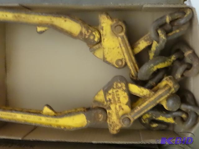 lot 154 image: 2 chain binders...