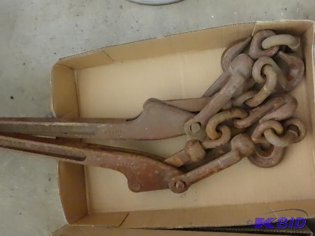 lot 155 image: 2 chain binders...