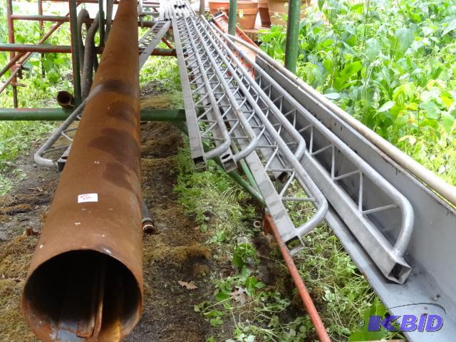 lot 201 image: Misc metal. 20 steel tube. 2 angle irons. 6 ...