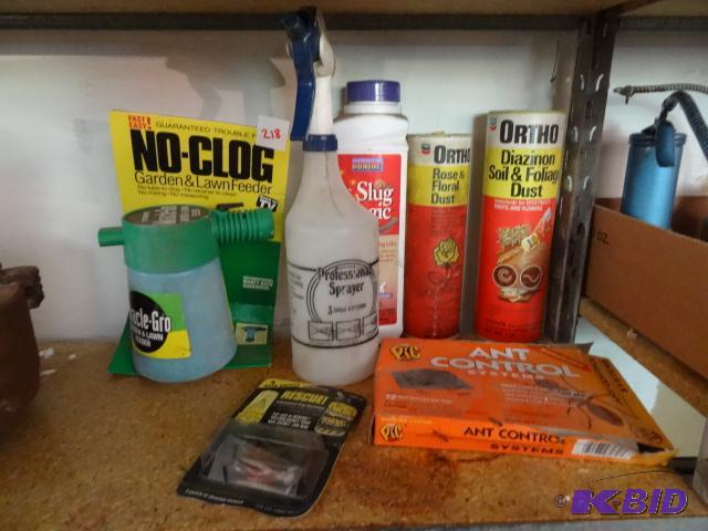 lot 218 image: Lot of misc outdoor chemicals...