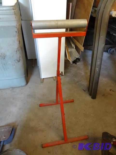 lot 244 image: Adjustable height roller stand...