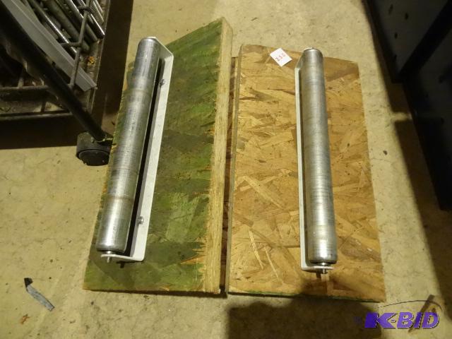 lot 250 image: 3 boards with rollers mounted on them. 13&quo...