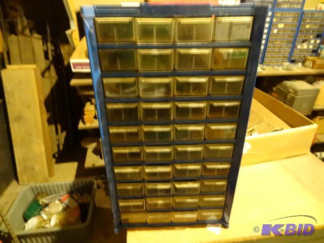 lot 252 image: 40 drawer hardware bin...