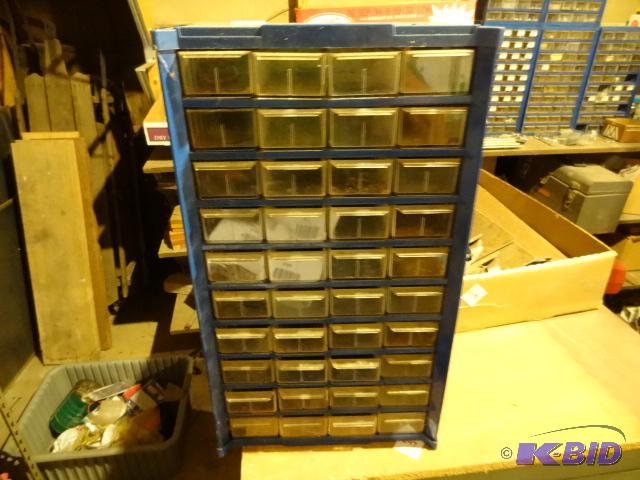 lot 253 image: 40 drawer hardware bin...
