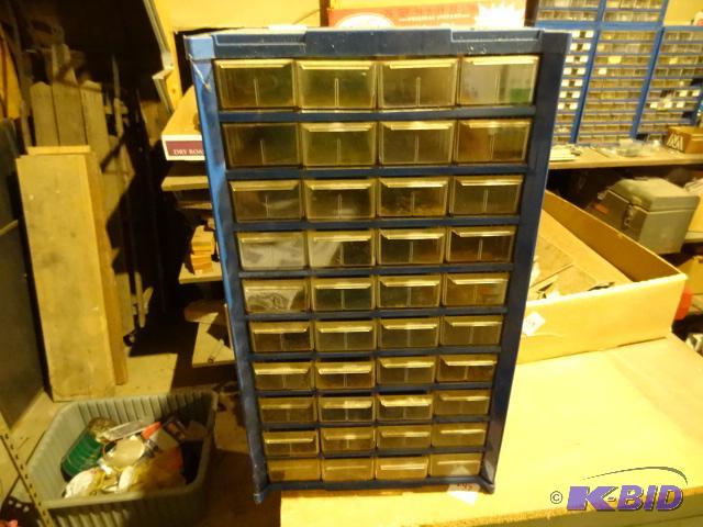 lot 254 image: 40 drawer hardware bin...