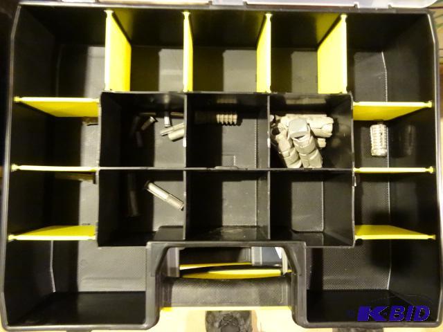 lot 264 image: Stanley hardware case. Misc concrete anchors...