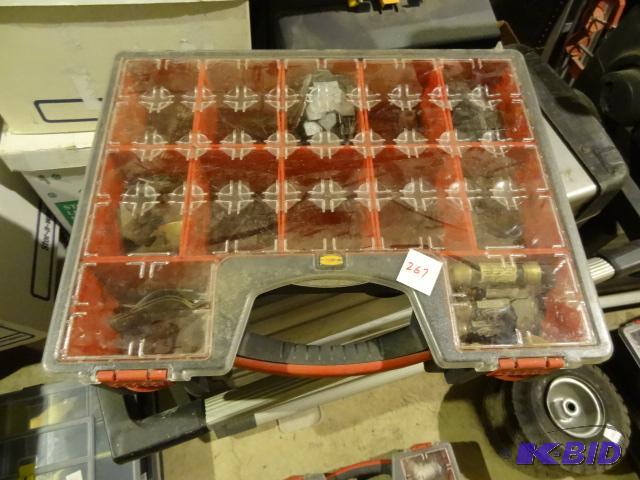lot 267 image: Work force hardware case. Fuses and misc elec...