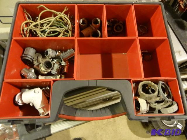 lot 268 image: Work force hardware case. Misc conduit hardwa...