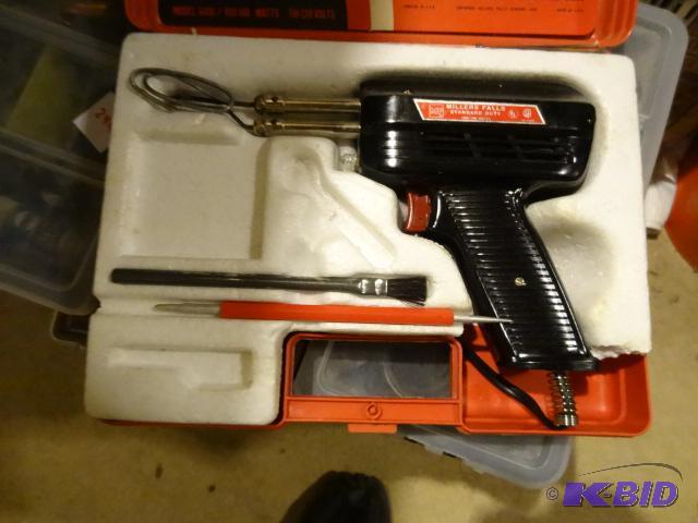 lot 295 image: Millers Falls Instant Heat Soldering Kit...