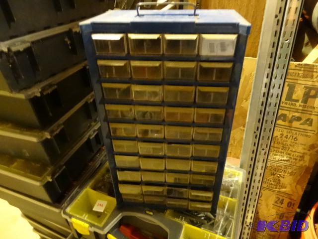 lot 297 image: 40 Drawer Hardware Cabinet...
