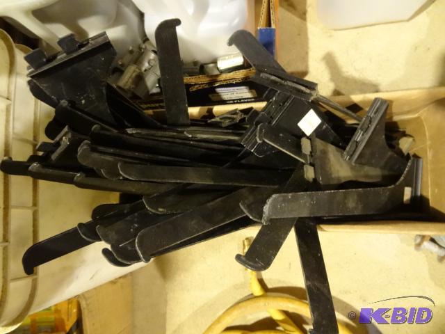lot 305 image: Aluminum Wall Shelf Brackets. 8" and 10&...