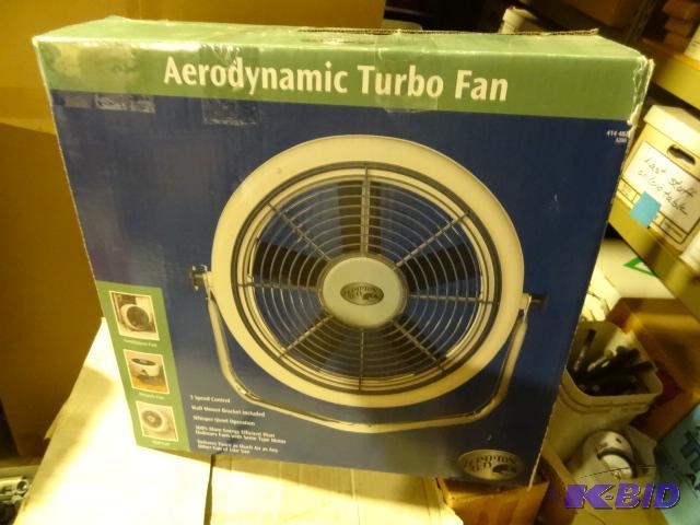 lot 312 image: Aerodynamic Tubo Fan. Hampton Bay. 3 Speed...