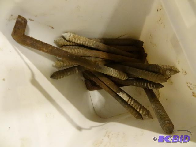 lot 333 image: Lag Bolt Hold Downs...