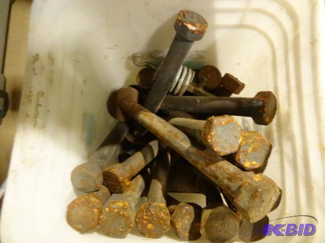 lot 334 image: Large 10" Bolts...