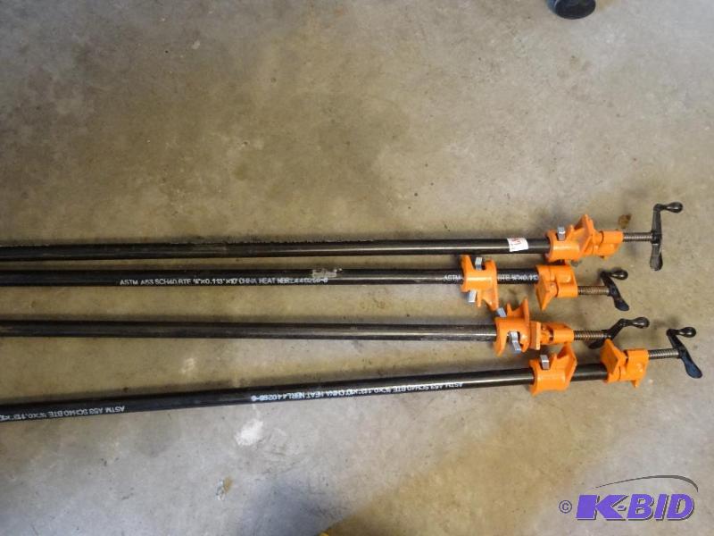 lot 87 image: 4-32" Pipe Clamps...