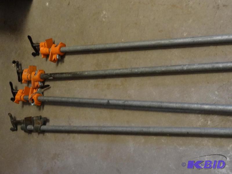 lot 88 image: 4-56" Pipe Clamps...