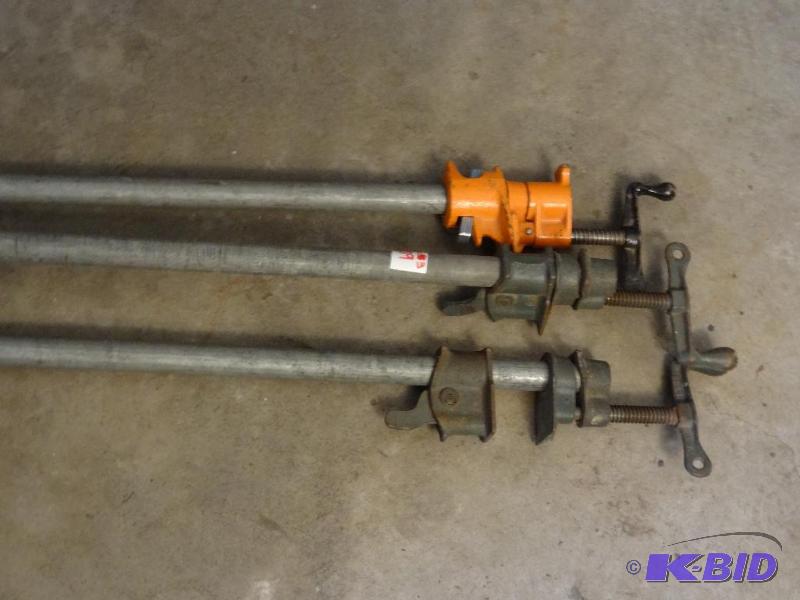 lot 89 image: 3-44" Pipe Clamps...