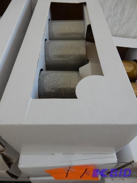 Silver Sparkle Pillars