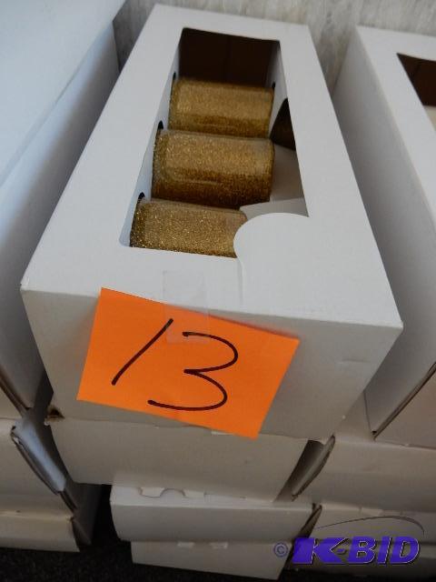 Gold Sparkle Pillars