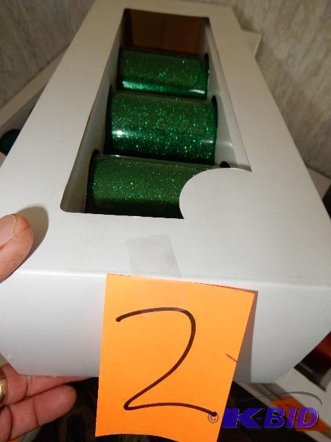 GREEN LED PILLARS