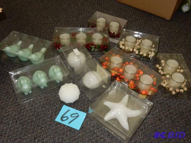 Misc. Bird, Rabbit, Holiday Votives