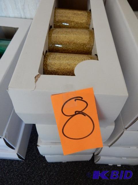 Gold Sparkle Pillars